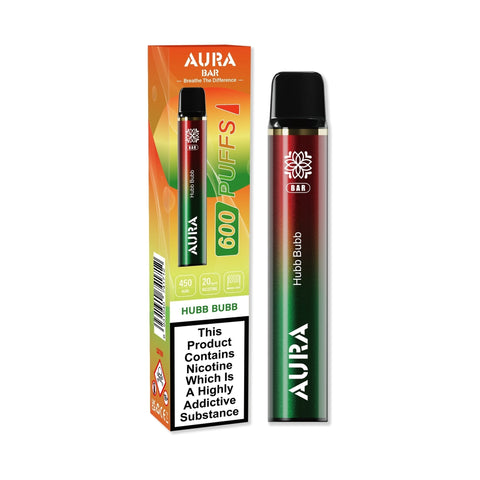 Aura Bar 600 Puffs Disposbale Vape - Pack of 10 Vape Club UK