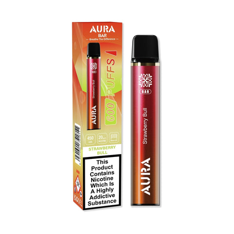 Aura Bar 600 Puffs Disposbale Vape - Pack of 10 Vape Club UK