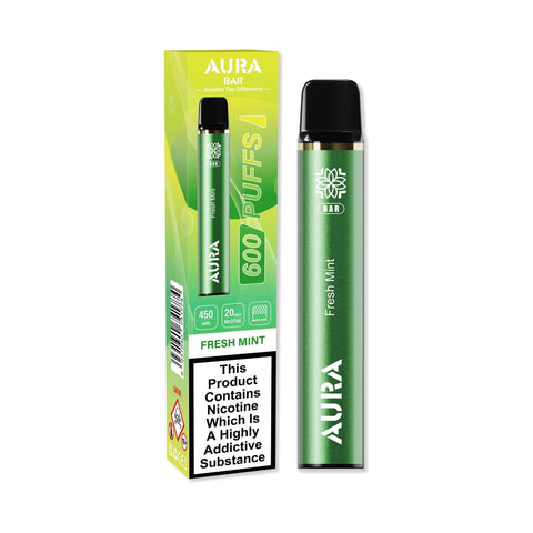 Aura Bar 600 Puffs Disposbale Vape - Pack of 10 Vape Club UK