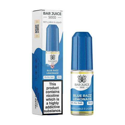 Bar Juice 5000 10ml Nic Salts E-liquids Box of 10 vapeclubuk.co.uk