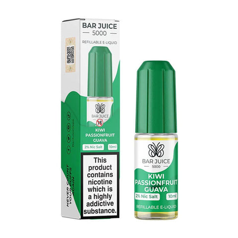 Bar Juice 5000 10ml Nic Salts E-liquids Box of 10 vapeclubuk.co.uk