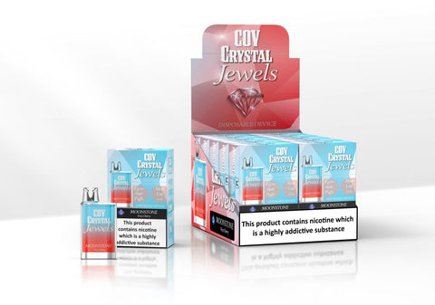 COV Crystal Jewels 600 Puff Disposable Vape Pod-Pack of 10 vapeclubuk.co.uk