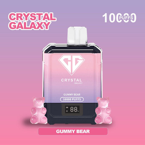 Crystal Galaxy 10000 Puffs Disposable Vape Pod Box of 10 vapeclubuk.co.uk