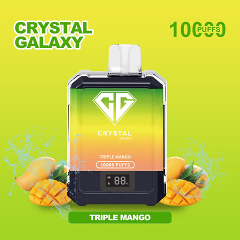 Crystal Galaxy 10000 Puffs Disposable Vape Pod Box of 10 vapeclubuk.co.uk