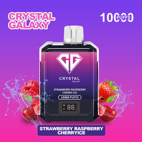 Crystal Galaxy 10000 Puffs Disposable Vape Pod Box of 10 vapeclubuk.co.uk