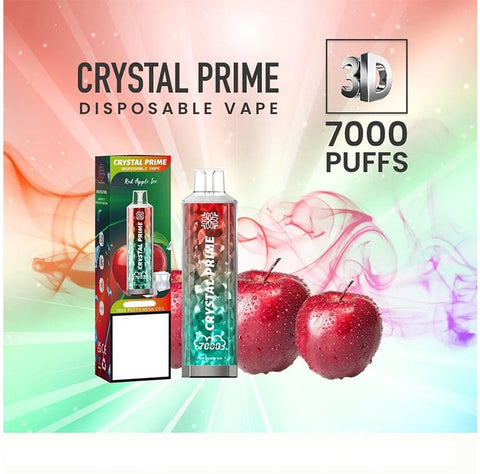 Crystal Prime 7000 Puffs Disposable Vape (Pack of 10) Vape Club UK