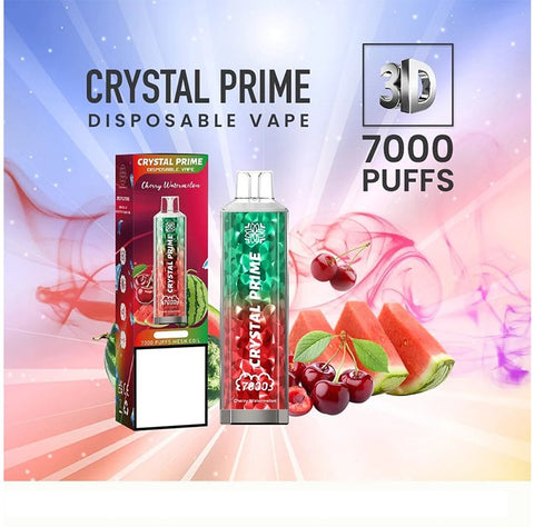 Crystal Prime 7000 Puffs Disposable Vape (Pack of 10) Vape Club UK