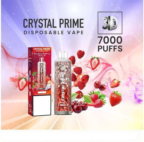 Crystal Prime 7000 Puffs Disposable Vape (Pack of 10) Vape Club UK