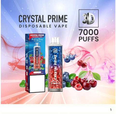 Crystal Prime 7000 Puffs Disposable Vape (Pack of 10) Vape Club UK