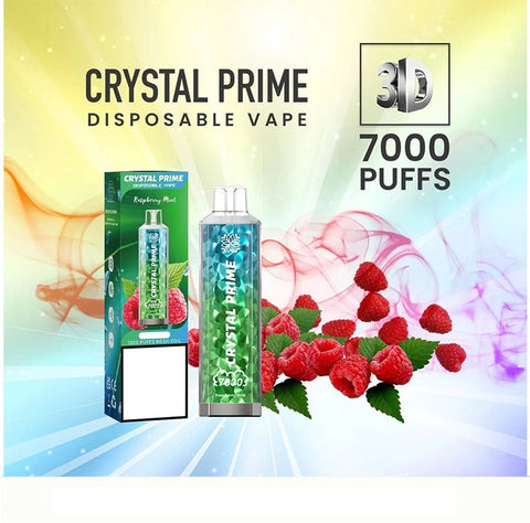 Crystal Prime 7000 Puffs Disposable Vape (Pack of 10) Vape Club UK