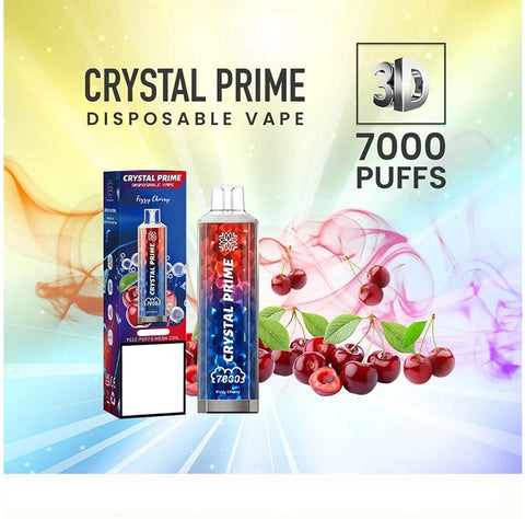 Crystal Prime 7000 Puffs Disposable Vape (Pack of 10) Vape Club UK