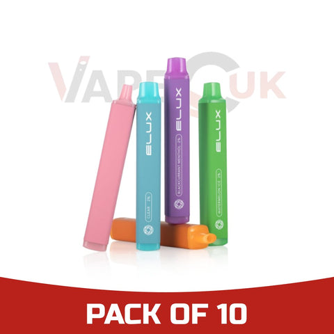 Elux Legend Mini Disposable Vape Pen Box of 10 Vape Club UK