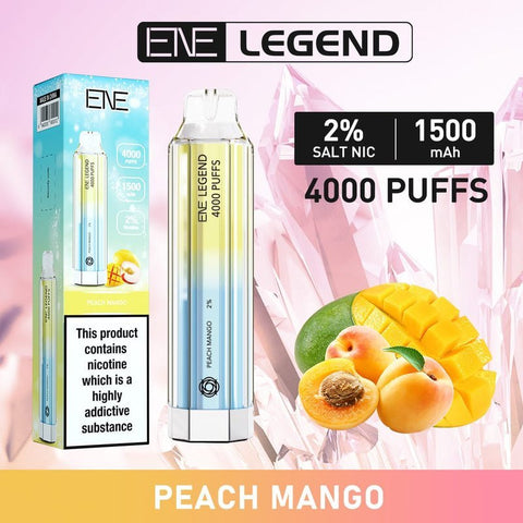 ENE Crystal Legend 4000 Disposable Vape Puff Bar Device vapeclubuk.co.uk