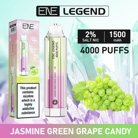 ENE Crystal Legend 4000 Disposable Vape Puff Bar Device vapeclubuk.co.uk