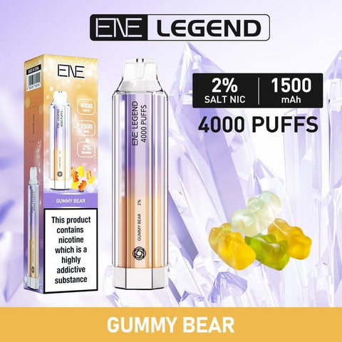 ENE Crystal Legend 4000 Disposable Vape Puff Bar Device vapeclubuk.co.uk