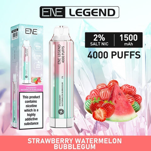 ENE Crystal Legend 4000 Disposable Vape Puff Bar Device vapeclubuk.co.uk