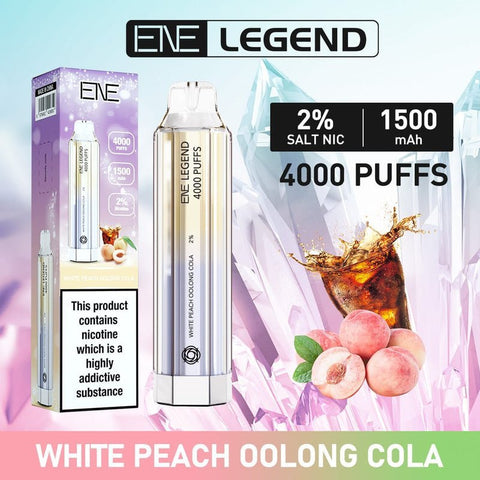 ENE Crystal Legend 4000 Disposable Vape Puff Bar Device vapeclubuk.co.uk