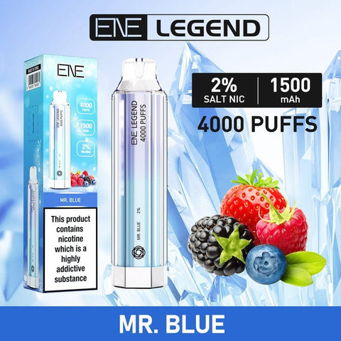 ENE Crystal Legend 4000 Disposable Vape Puff Bar Device vapeclubuk.co.uk