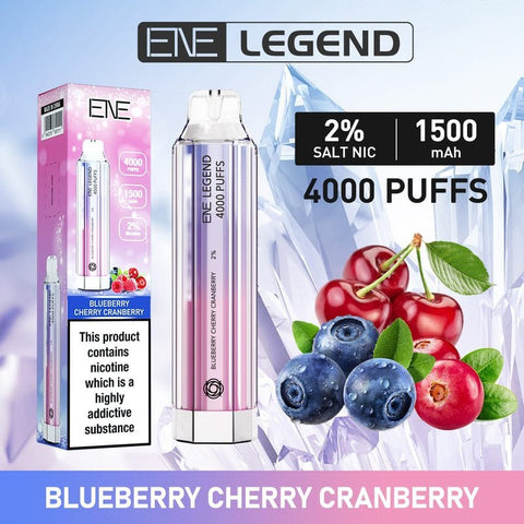 ENE Crystal Legend 4000 Disposable Vape Puff Bar Device vapeclubuk.co.uk