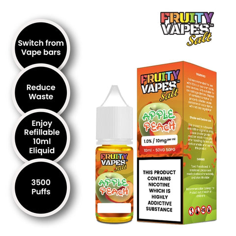 Fruity Vapes Salt 10ml Nic Salts Box of 10 vapeclubuk.co.uk