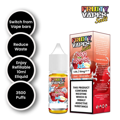 Fruity Vapes Salt 10ml Nic Salts Box of 10 vapeclubuk.co.uk