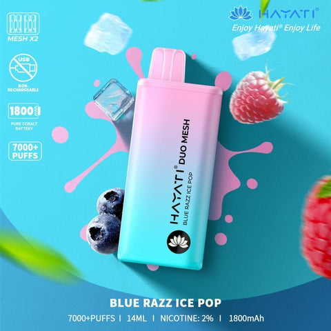 Hayati Duo Mesh 7000 Puffs Disposable Vape Vape Club UK