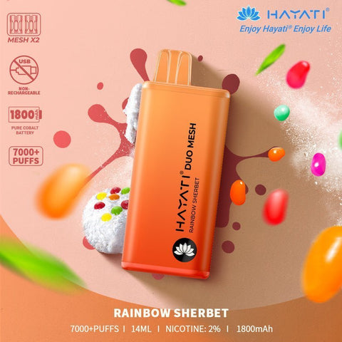 Hayati Duo Mesh 7000 Puffs Disposable Vape Vape Club UK