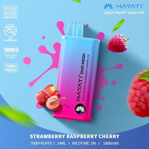 Hayati Duo Mesh 7000 Puffs Disposable Vape Vape Club UK