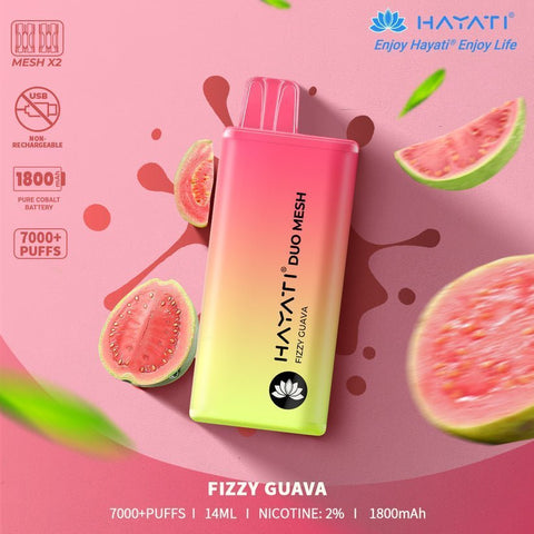 Hayati Duo Mesh 7000 Puffs Disposable Vape Vape Club UK