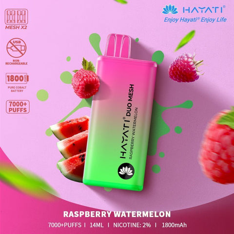 Hayati Duo Mesh 7000 Puffs Disposable Vape Vape Club UK