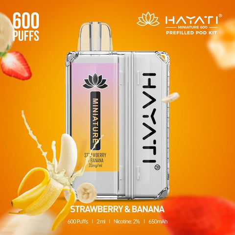 Hayati Miniature 600 Prefilled Pod Kit vapeclubuk.co.uk