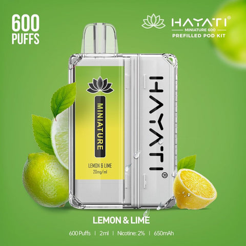 Hayati Miniature 600 Prefilled Pod Kit vapeclubuk.co.uk