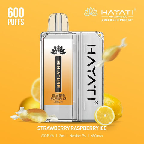 Hayati Miniature 600 Prefilled Pod Kit vapeclubuk.co.uk