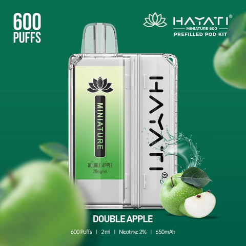 Hayati Miniature 600 Prefilled Pod Kit vapeclubuk.co.uk