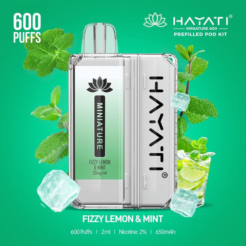 Hayati Miniature 600 Prefilled Pod Kit vapeclubuk.co.uk