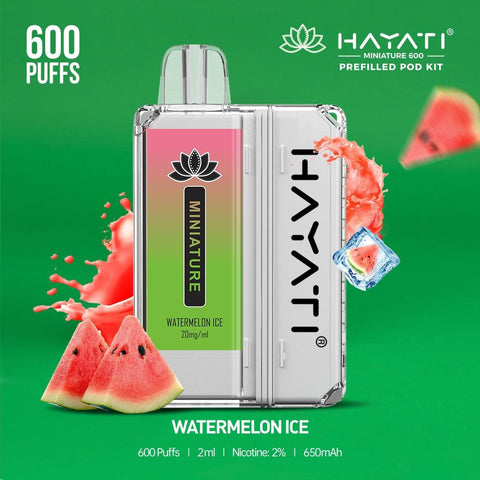 Hayati Miniature 600 Prefilled Pod Kit vapeclubuk.co.uk