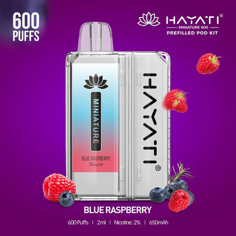 Hayati Miniature 600 Prefilled Pod Kit vapeclubuk.co.uk