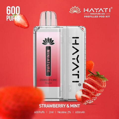 Hayati Miniature 600 Prefilled Pod Kit vapeclubuk.co.uk