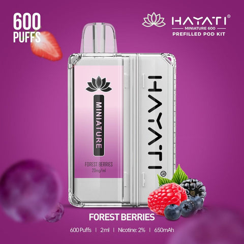 Hayati Miniature 600 Prefilled Pod Kit vapeclubuk.co.uk