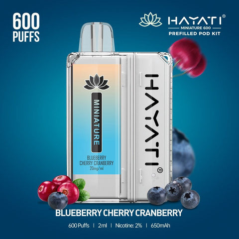 Hayati Miniature 600 Prefilled Pod Kit vapeclubuk.co.uk