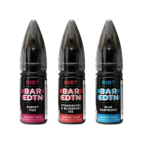 Riot Squad Bar Edition Nic Salt 10ml E-liquids - Box of 10 vapeclubuk.co.uk