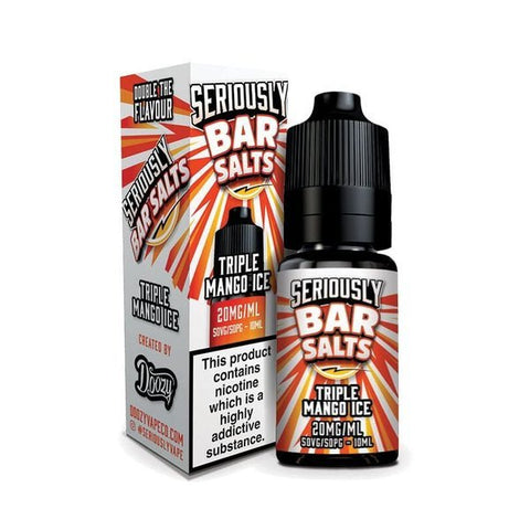 Seriously Bar Salt 10ml E-liquids Nic Salts - Box of 10 vapeclubuk.co.uk