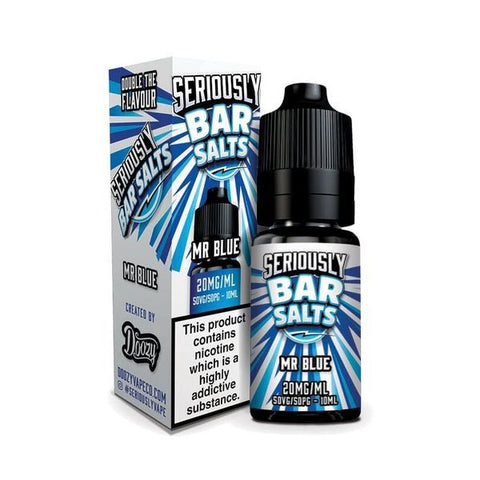 Seriously Bar Salt 10ml E-liquids Nic Salts - Box of 10 vapeclubuk.co.uk