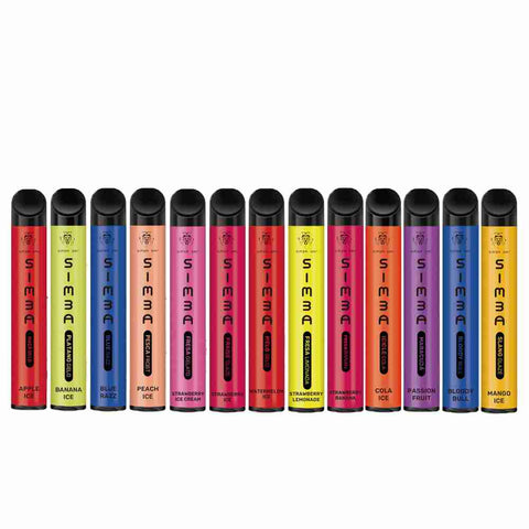 Simba Bar Disposable Vape Pen 600 Puff - Non Nicotine Pack of 10 Vape Club UK