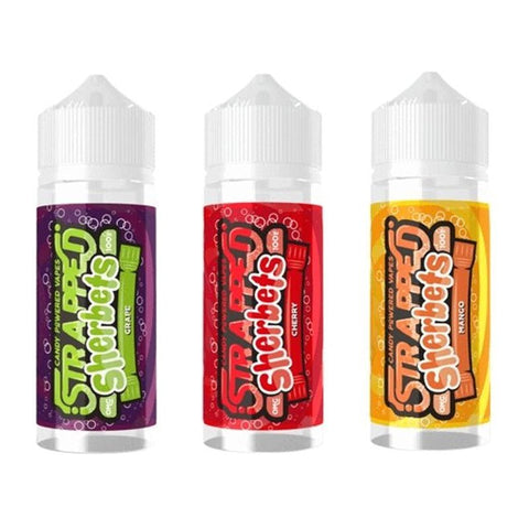 Strapped Sherbets 100ML Shortfill vapeclubuk.co.uk