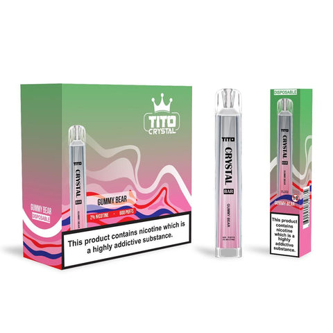 Tito Crystal 600 Disposable Vape Pod vapeclubuk.co.uk