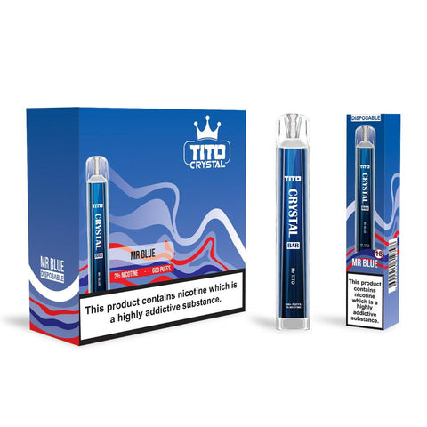 Tito Crystal 600 Disposable Vape Pod vapeclubuk.co.uk