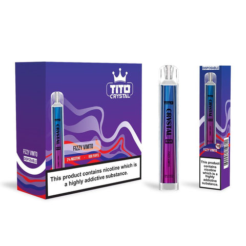 Tito Crystal 600 Disposable Vape Pod vapeclubuk.co.uk