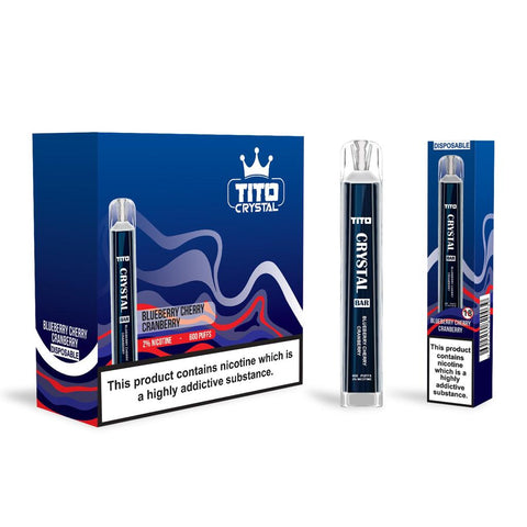 Tito Crystal 600 Disposable Vape Pod vapeclubuk.co.uk