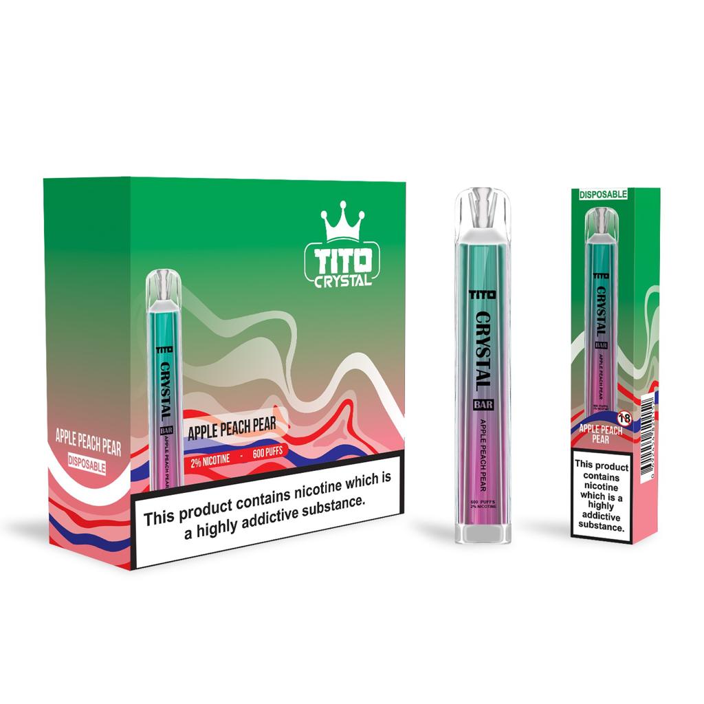 Tito Crystal 600 Disposable Vape Pod - Vape Club UK